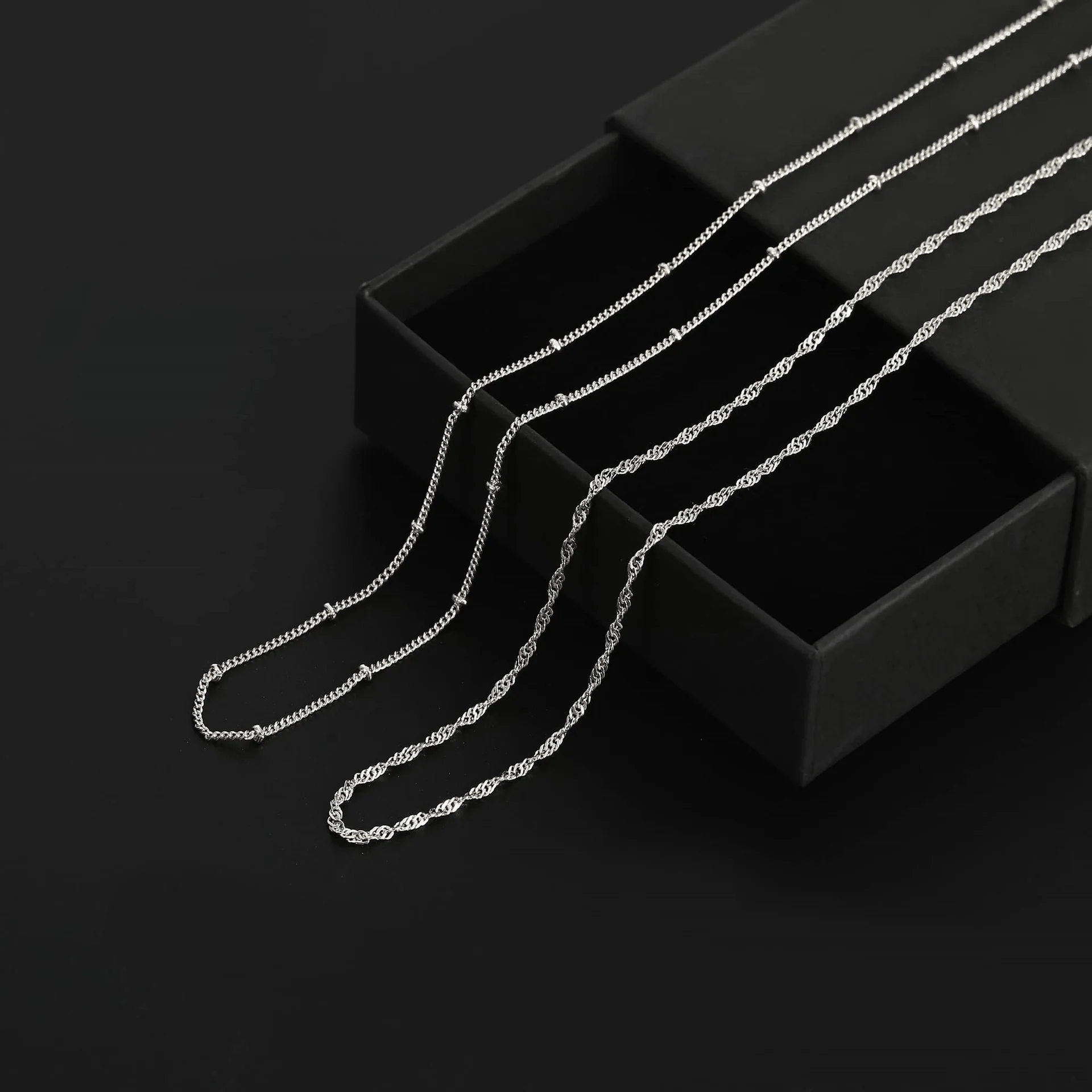 Minimal Double Layer Metal Waist Chain Set - Image 5