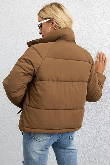 Modern Cropped Puffy Puffer Jacket - Image 6