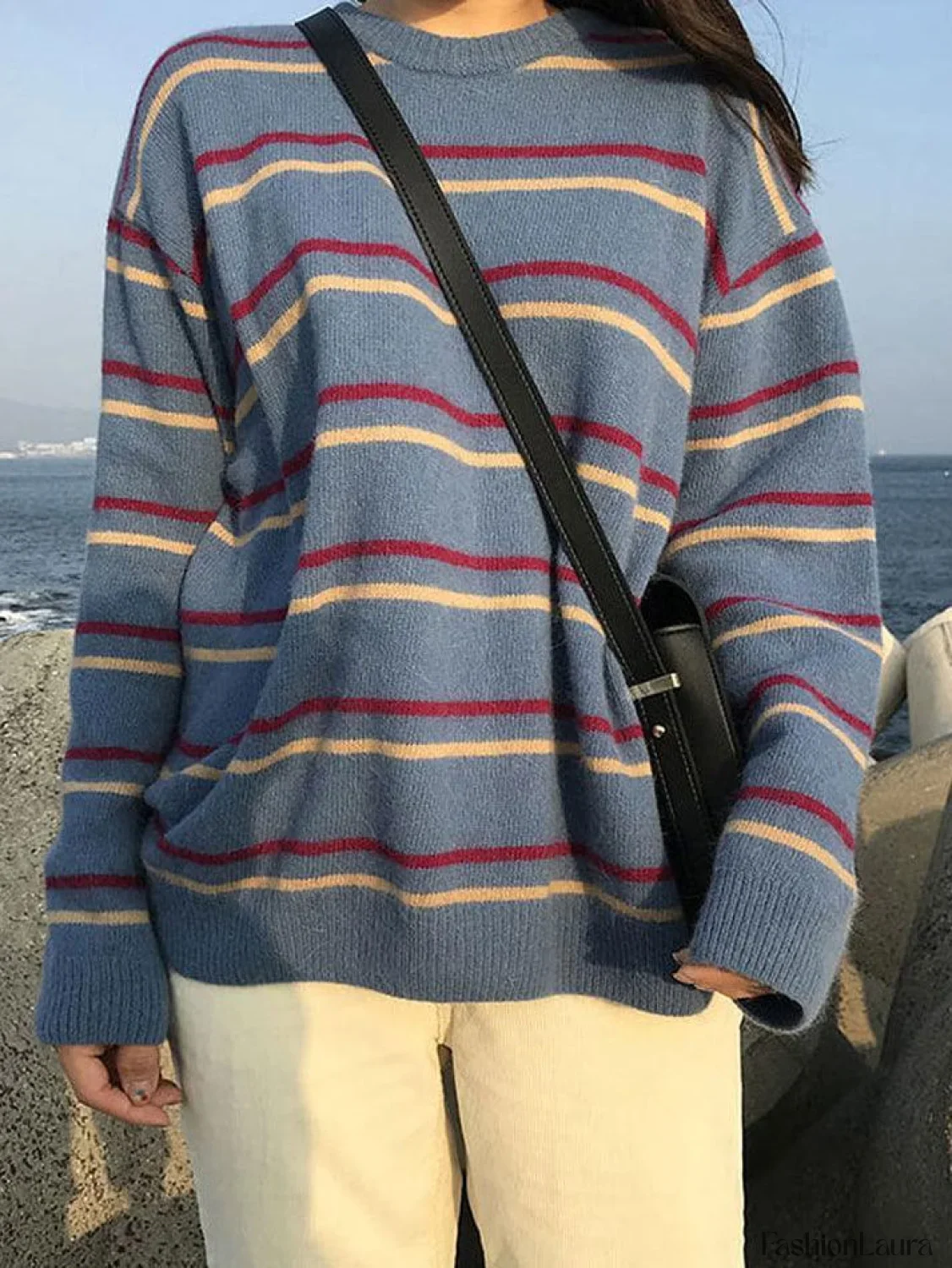 New Student Striped Sweater - Image 3