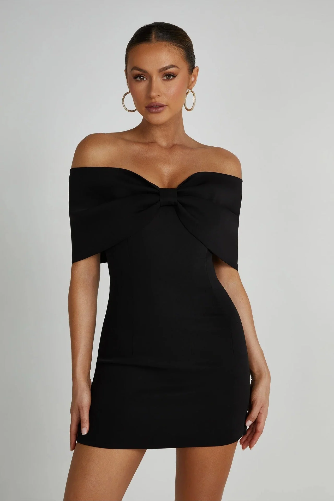 Off-the-shoulder Bodycon Cocktail Dress - Image 11