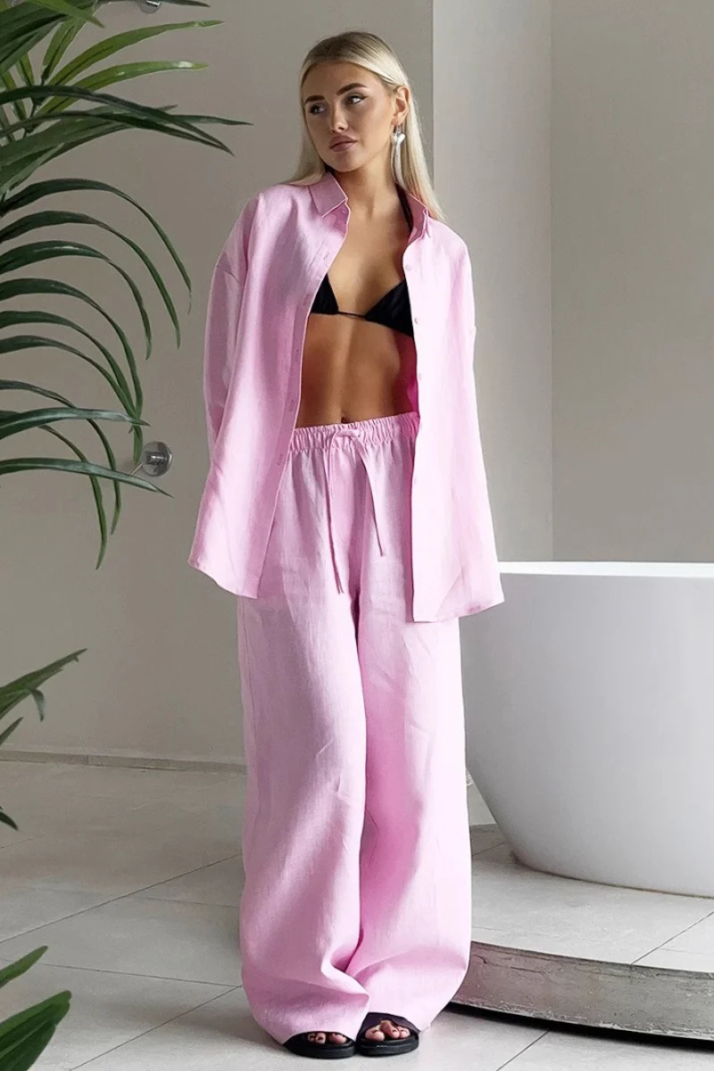 Oversized Long Sleeve Blouse - Image 2