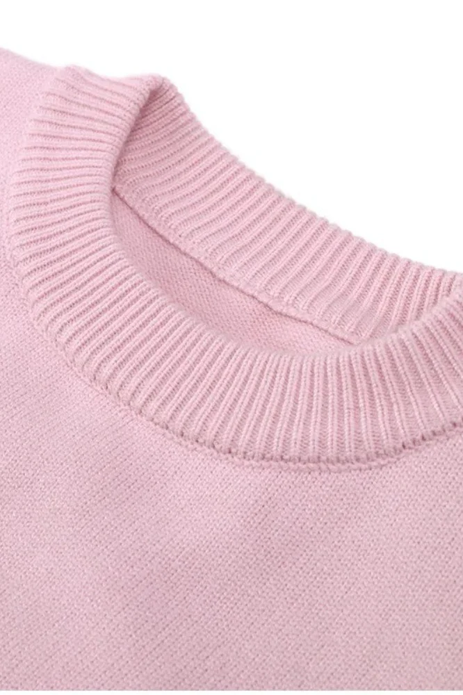 Oversized Long Sleeve Pullover Sweater - Image 8