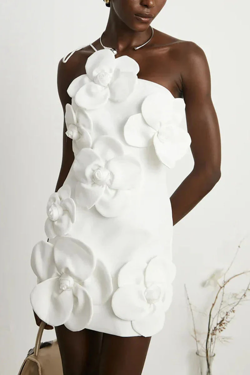 Patchwork Applique Boho Dress - Image 4