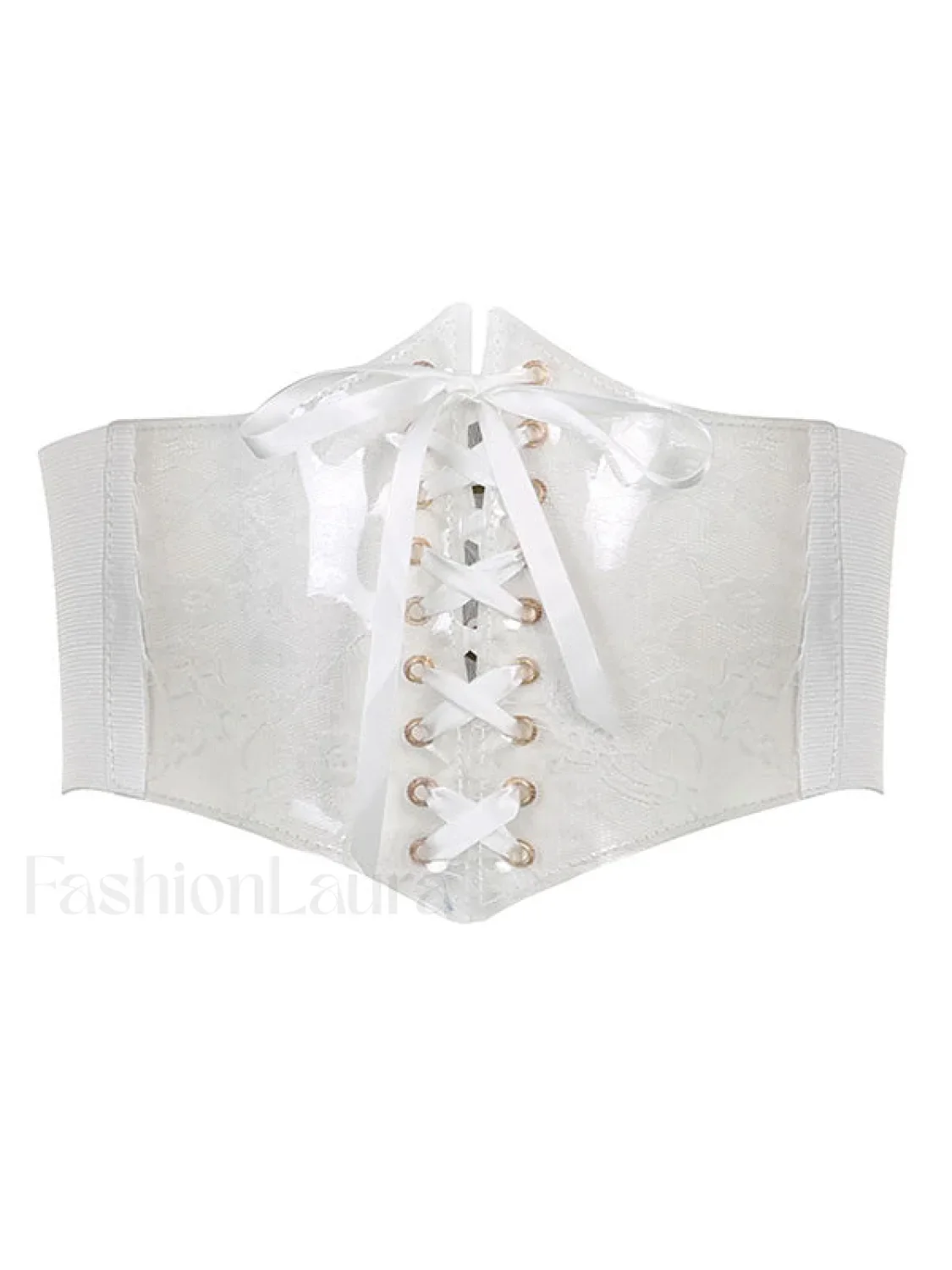 Patchwork Lace Corset Top - Image 18