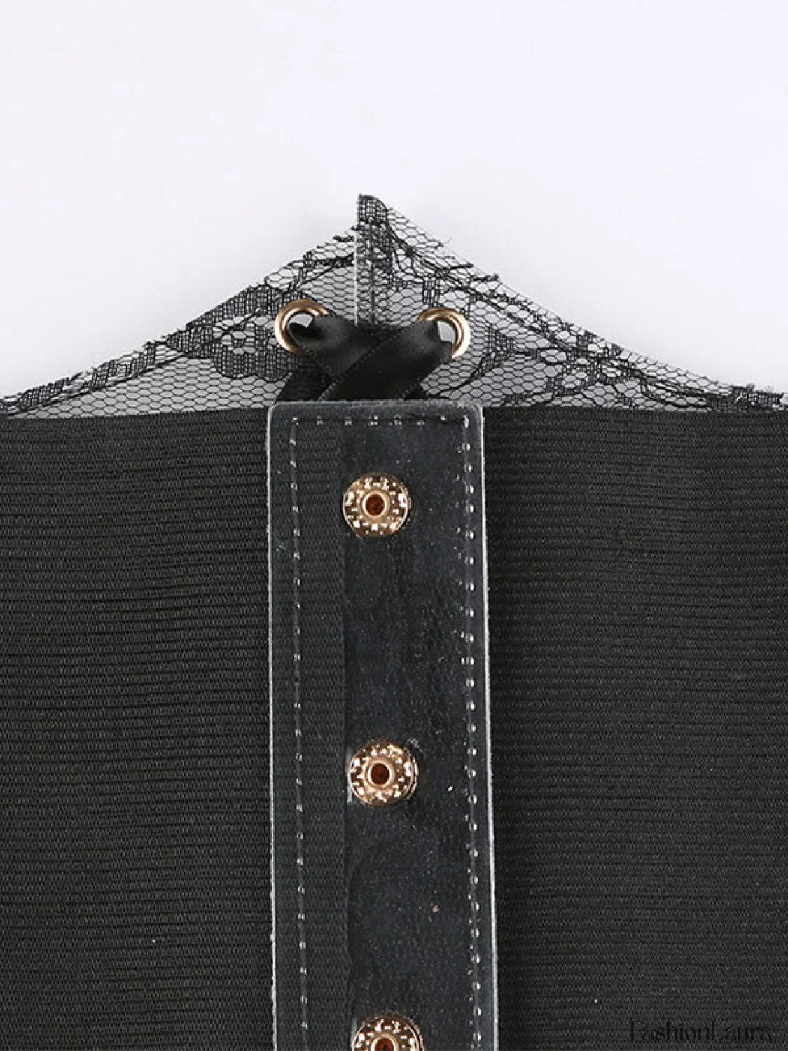 Patchwork Lace Corset Top - Image 23