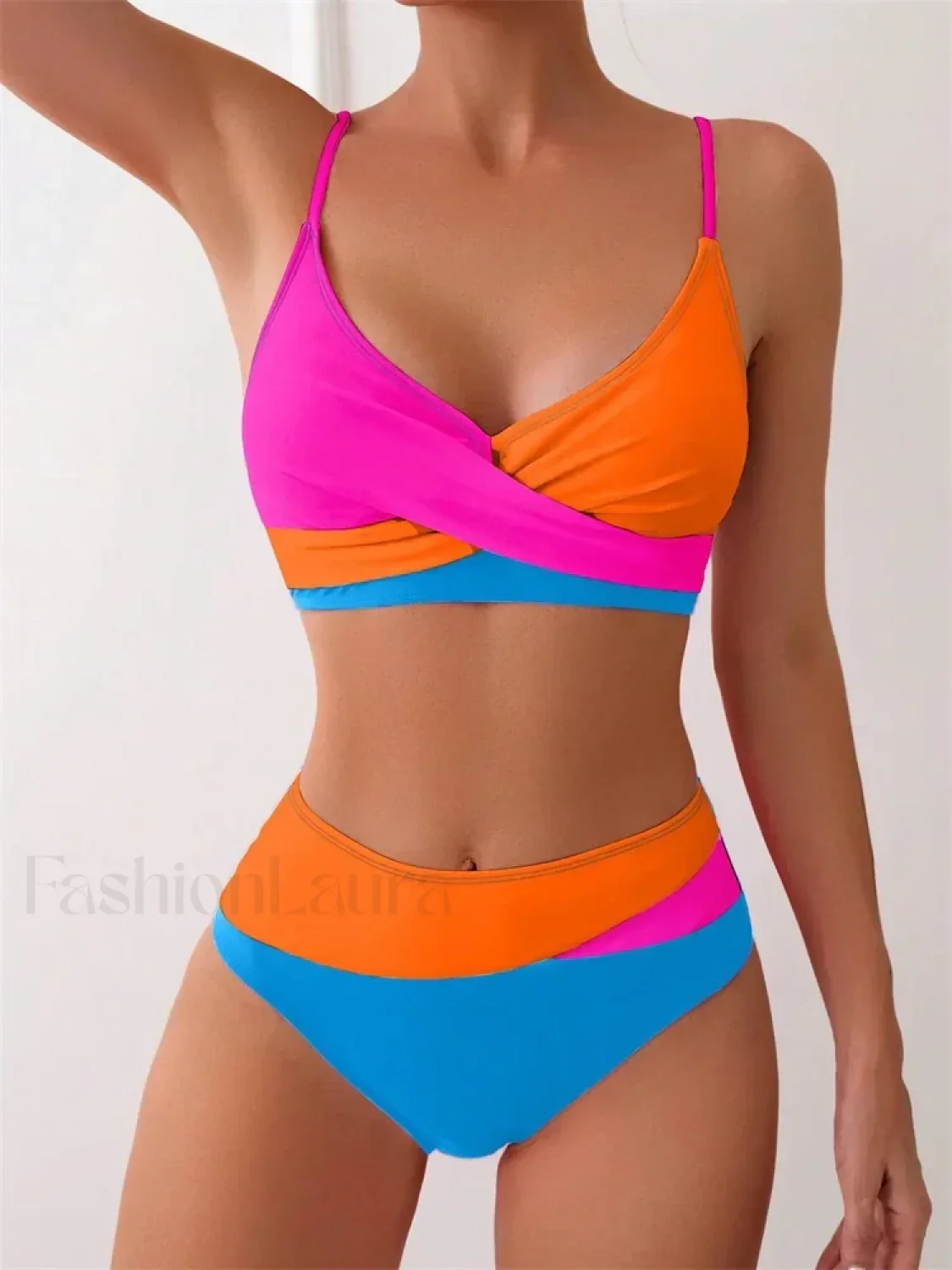 Patchwork String Bikini Set - Image 16