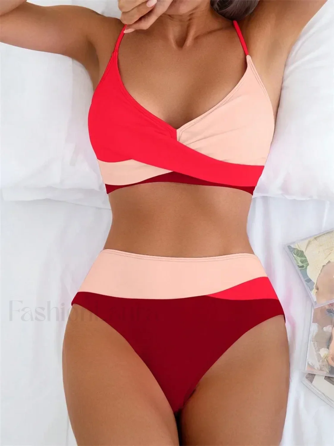Patchwork String Bikini Set - Image 36