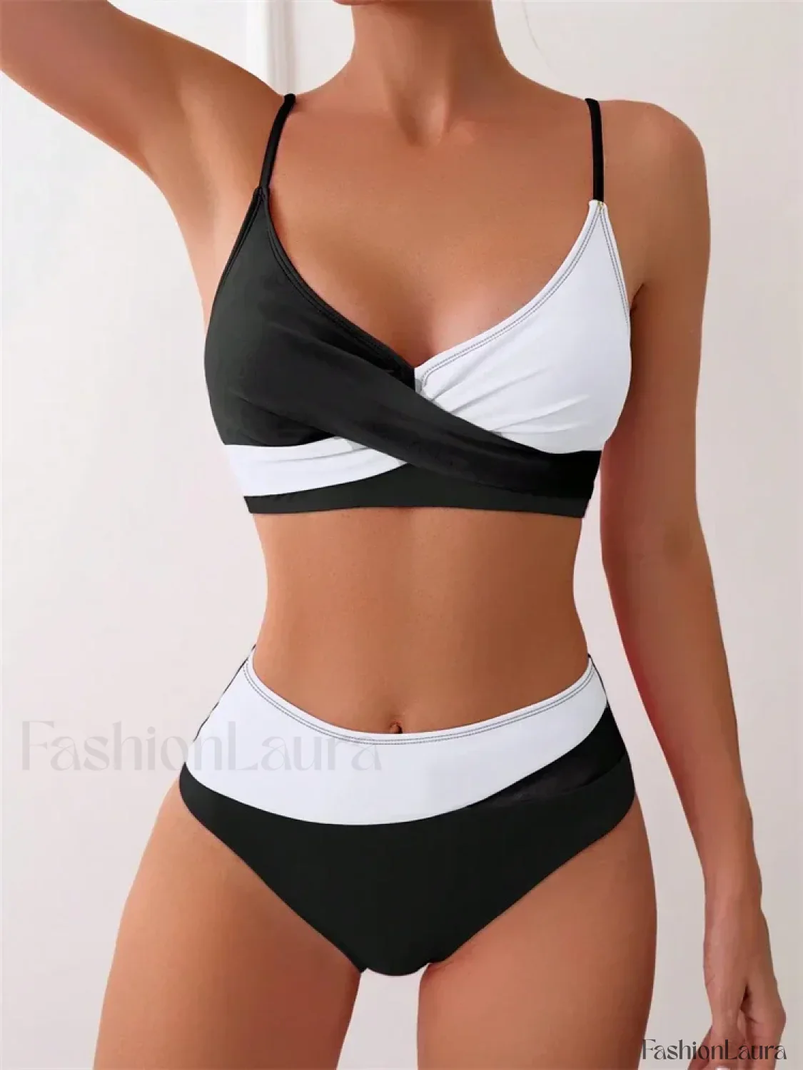 Patchwork String Bikini Set - Image 55