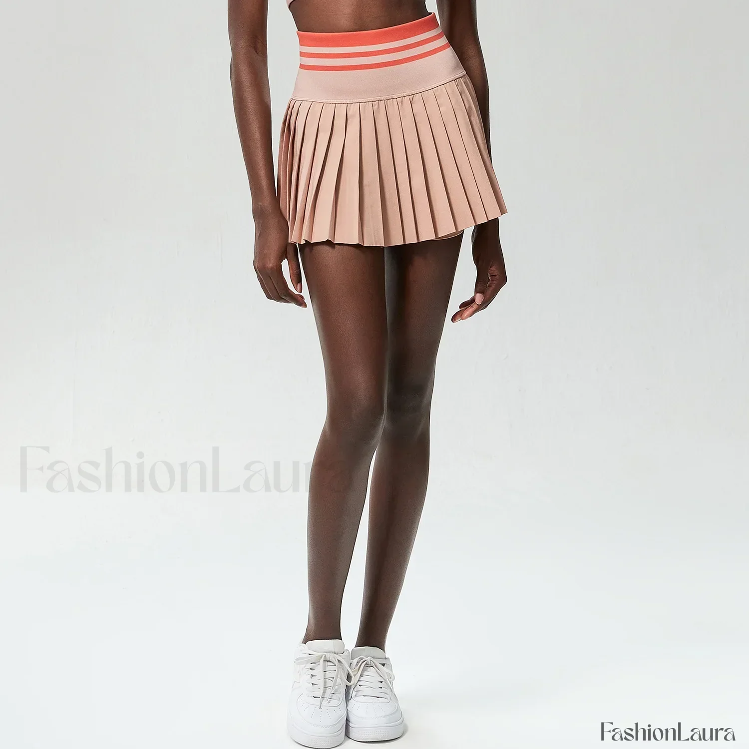 Pleated Tennis High Waist Sport Skirt - Image 20