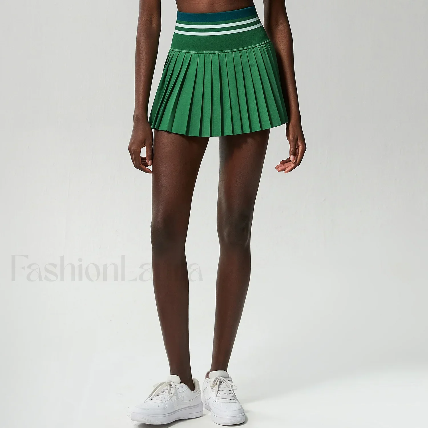 Pleated Tennis High Waist Sport Skirt - Image 6