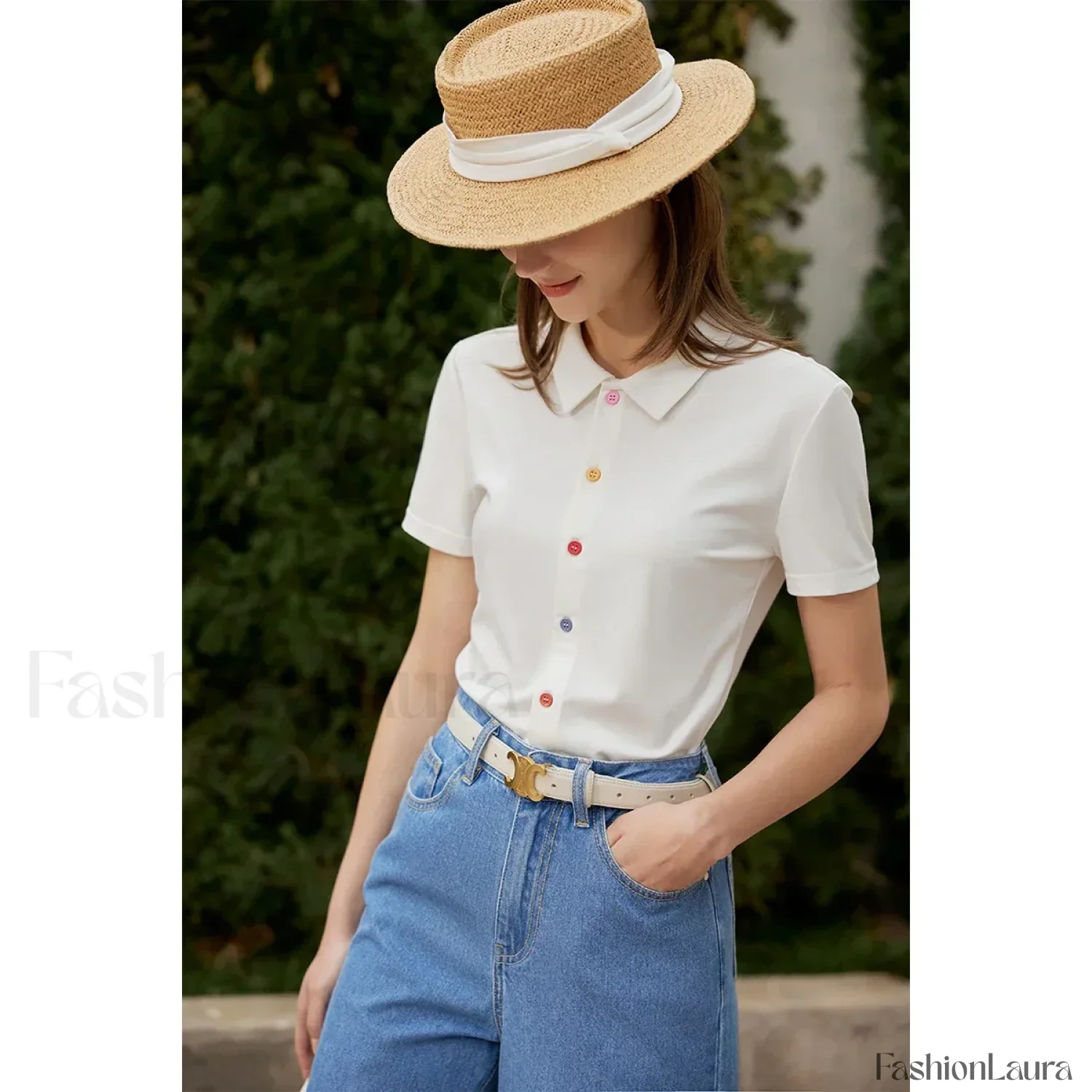 Polo Knit Slim Fit T-Shirt - Image 13