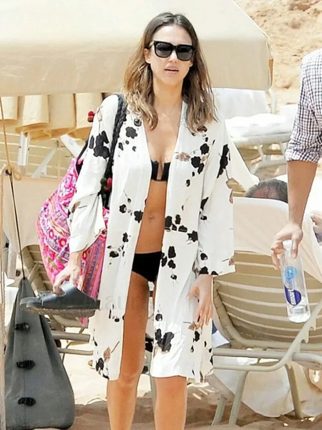 Printed Cape Tunic Cover Up - Image 3