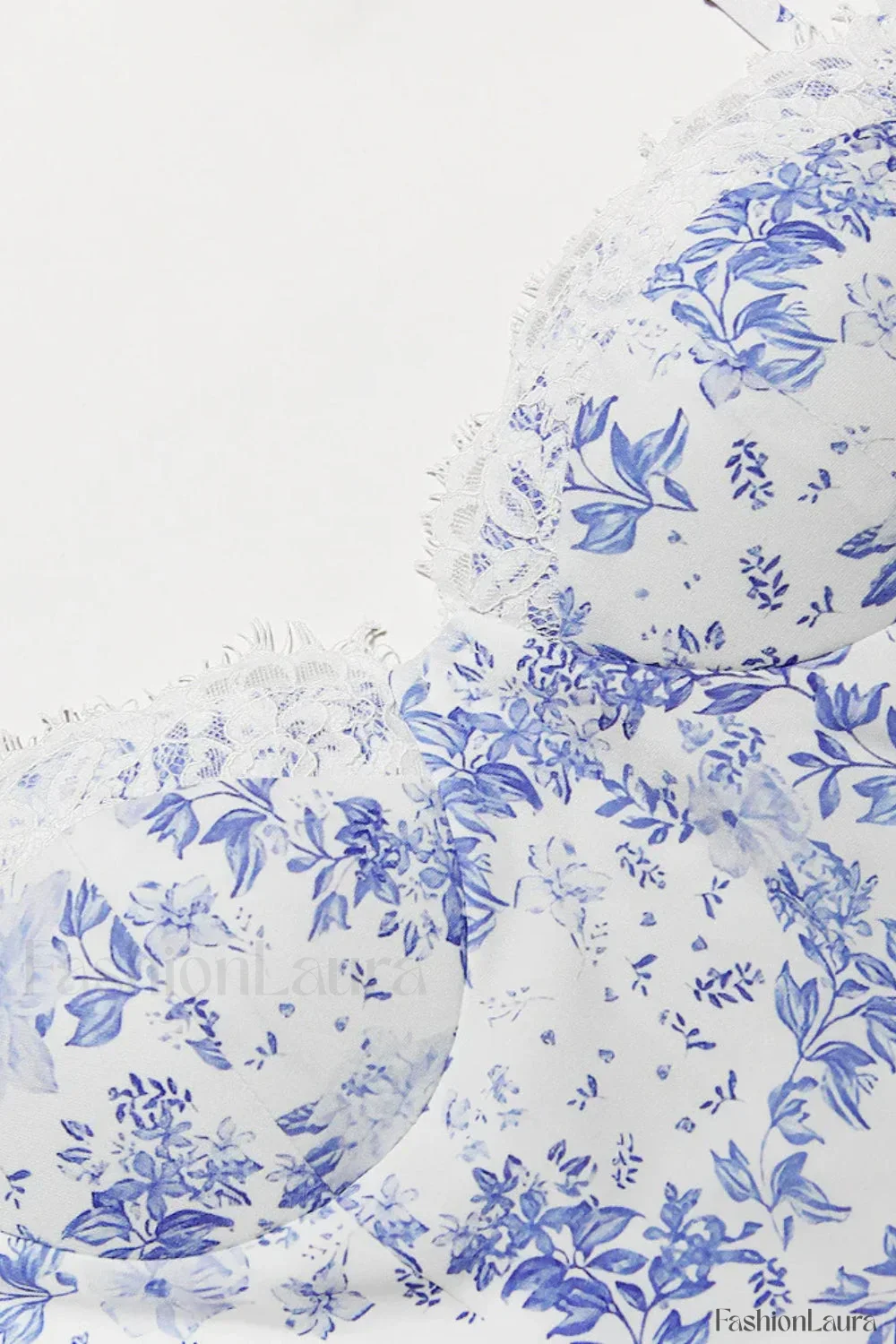 Printed Strappy Backless Slim Fit Split Floral Dress - Image 15