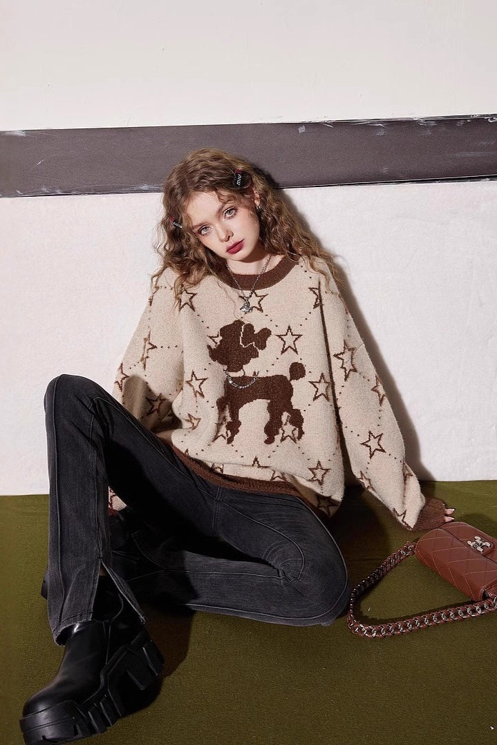 Relaxed Fit Cozy Crewneck Sweater - Image 2
