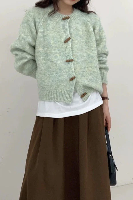 Relaxed Toggle Cardigan