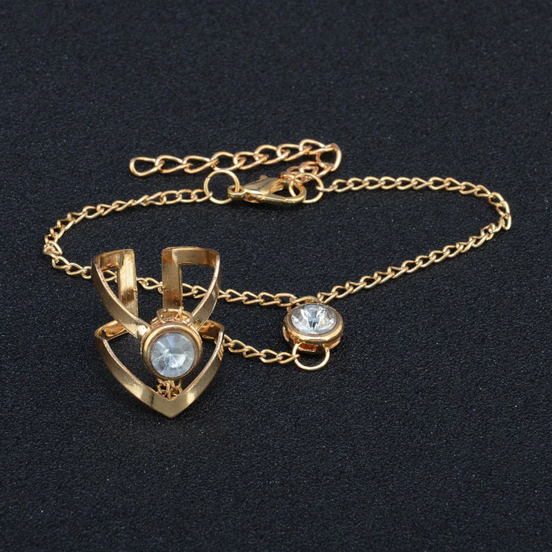 Retro Openwork Arrow Ring Finger Bracelet - Image 5