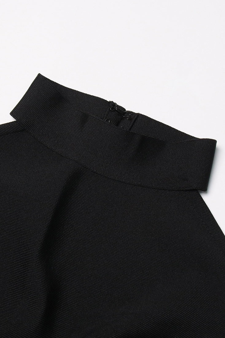 Round Neck Sleeveless Asymmetric Maxi Prom Dress - Image 4