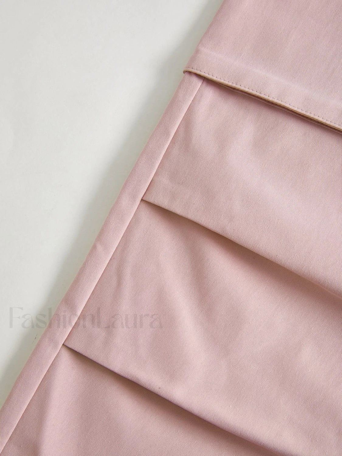 Ruched Pink Straight Leg Cargo Pants - Image 10