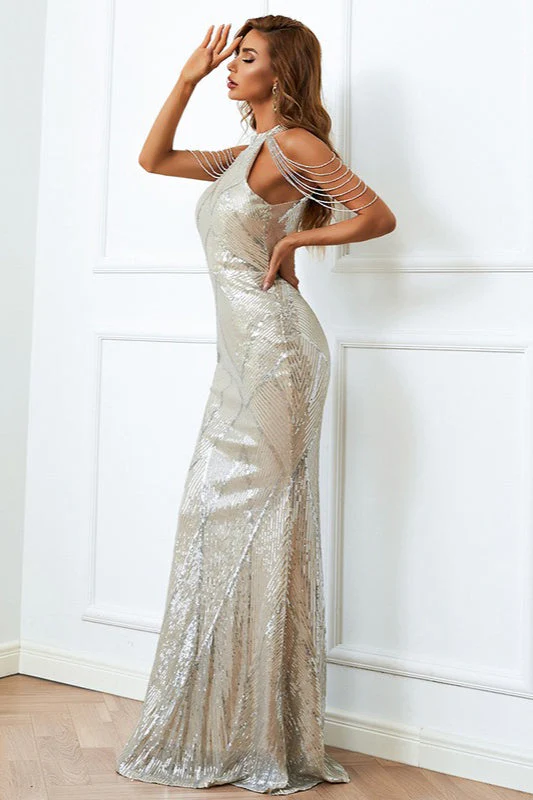 Sequin Mermaid Gown Formal Dress - Image 24