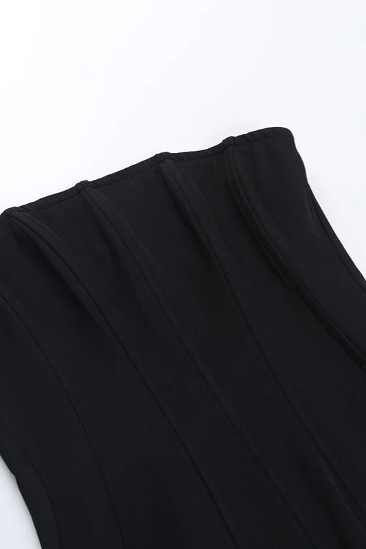 Sexy Solid Corset Tube Top - Image 11
