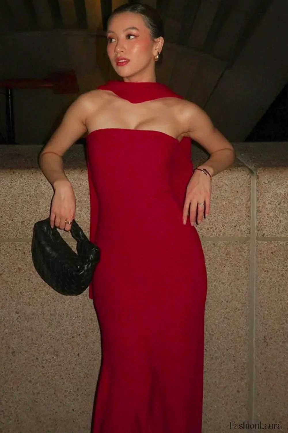 Sexy Strapless Mermaid Maxi Dress - Image 19