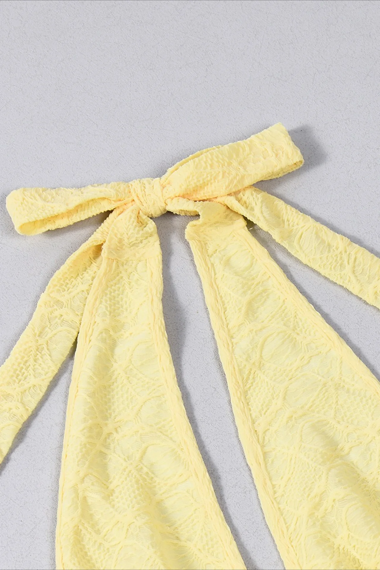 Sexy Yellow Beach Halter Mini Skirt Set - Image 7