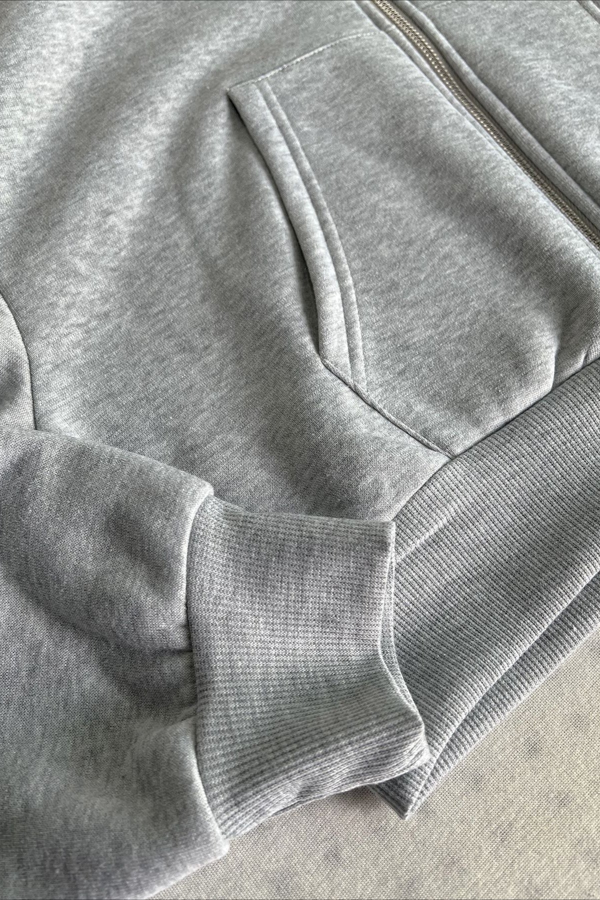 Short Zip Up Hoodie Coat - Image 7
