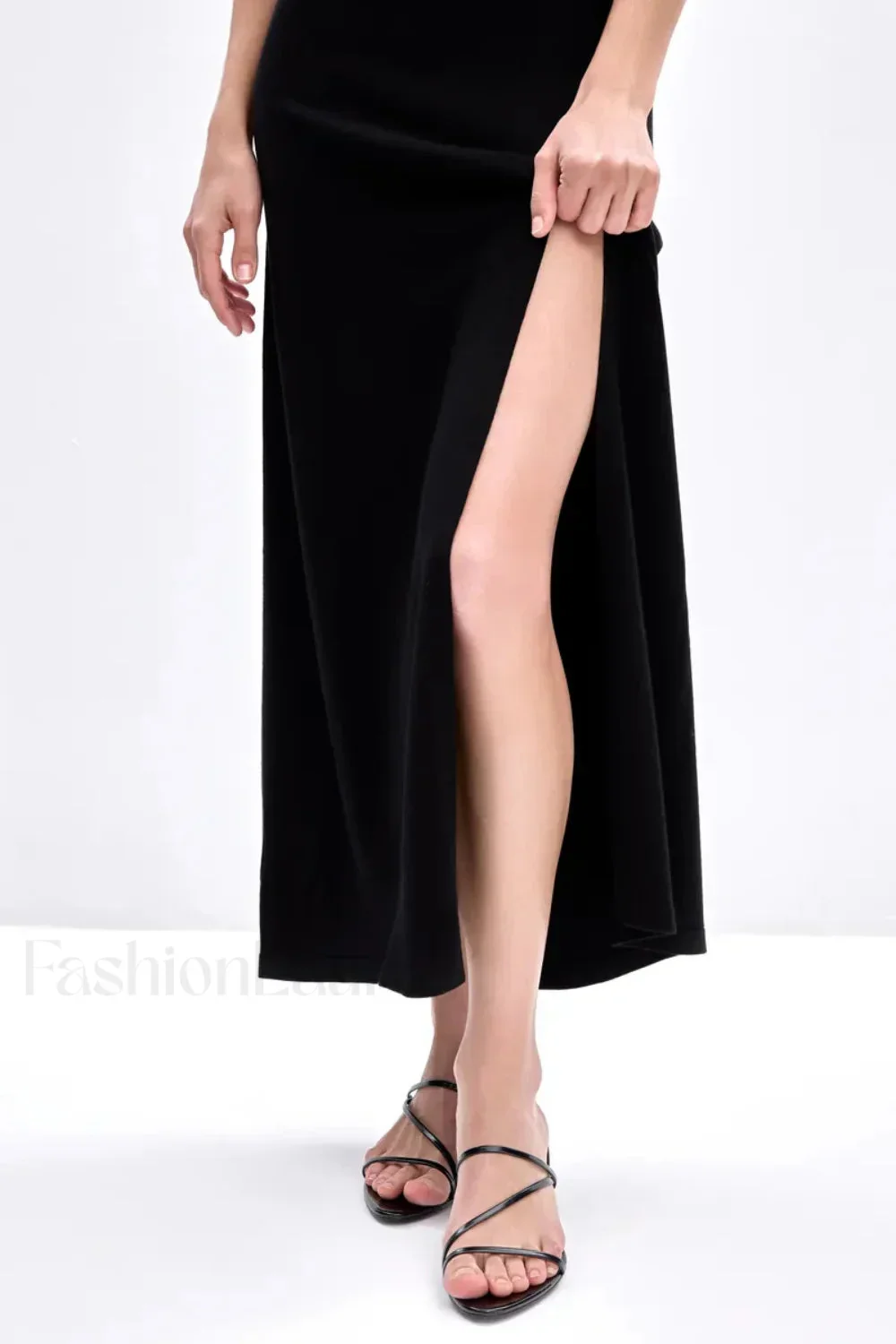 Sleeveless Split Bodycon Work Dress - Image 14