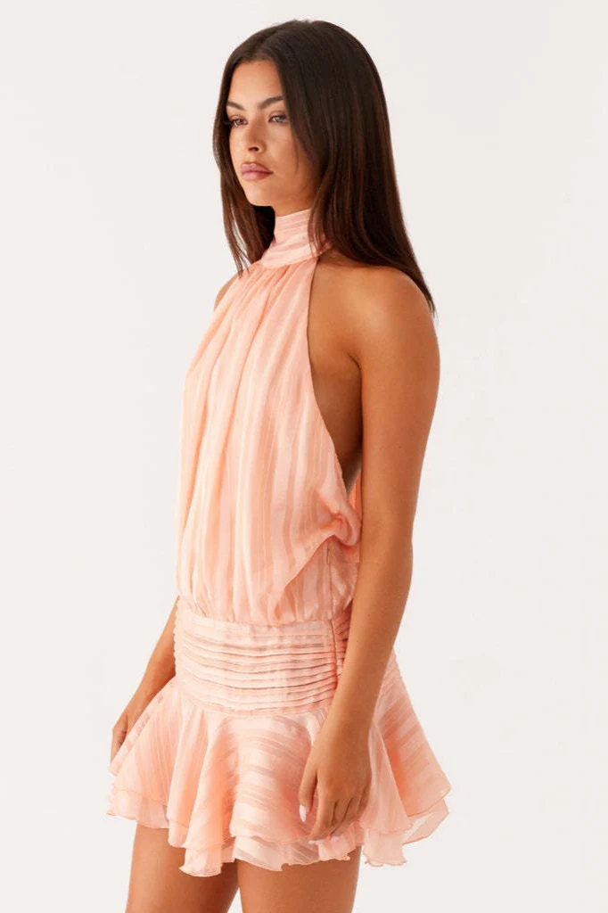 Sleeveless Tie Back Mini Vacation Dress - Image 8