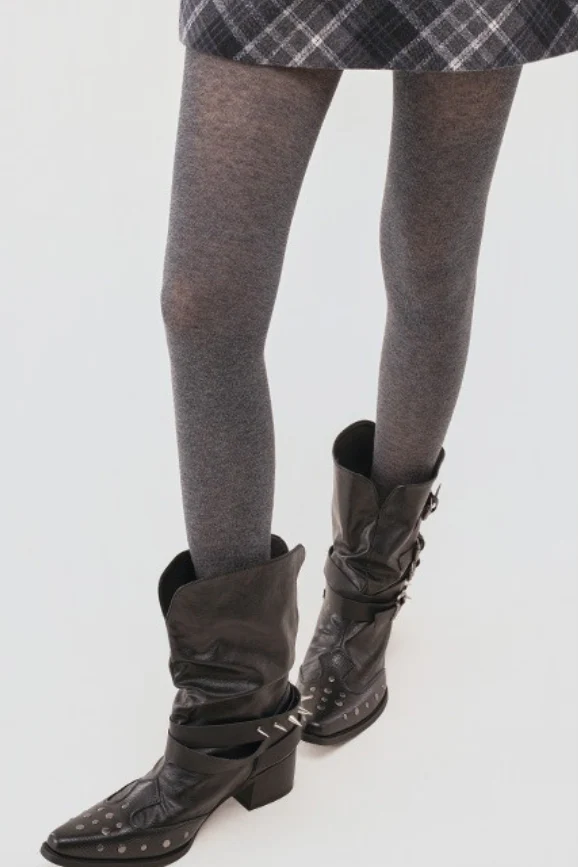 Slimming Seamless Flat Knit Tights - Image 3