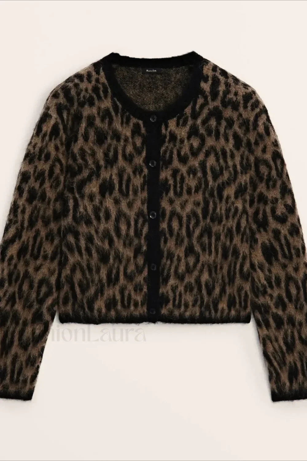 Soft Waxy Round Neck Cardigan - Image 5
