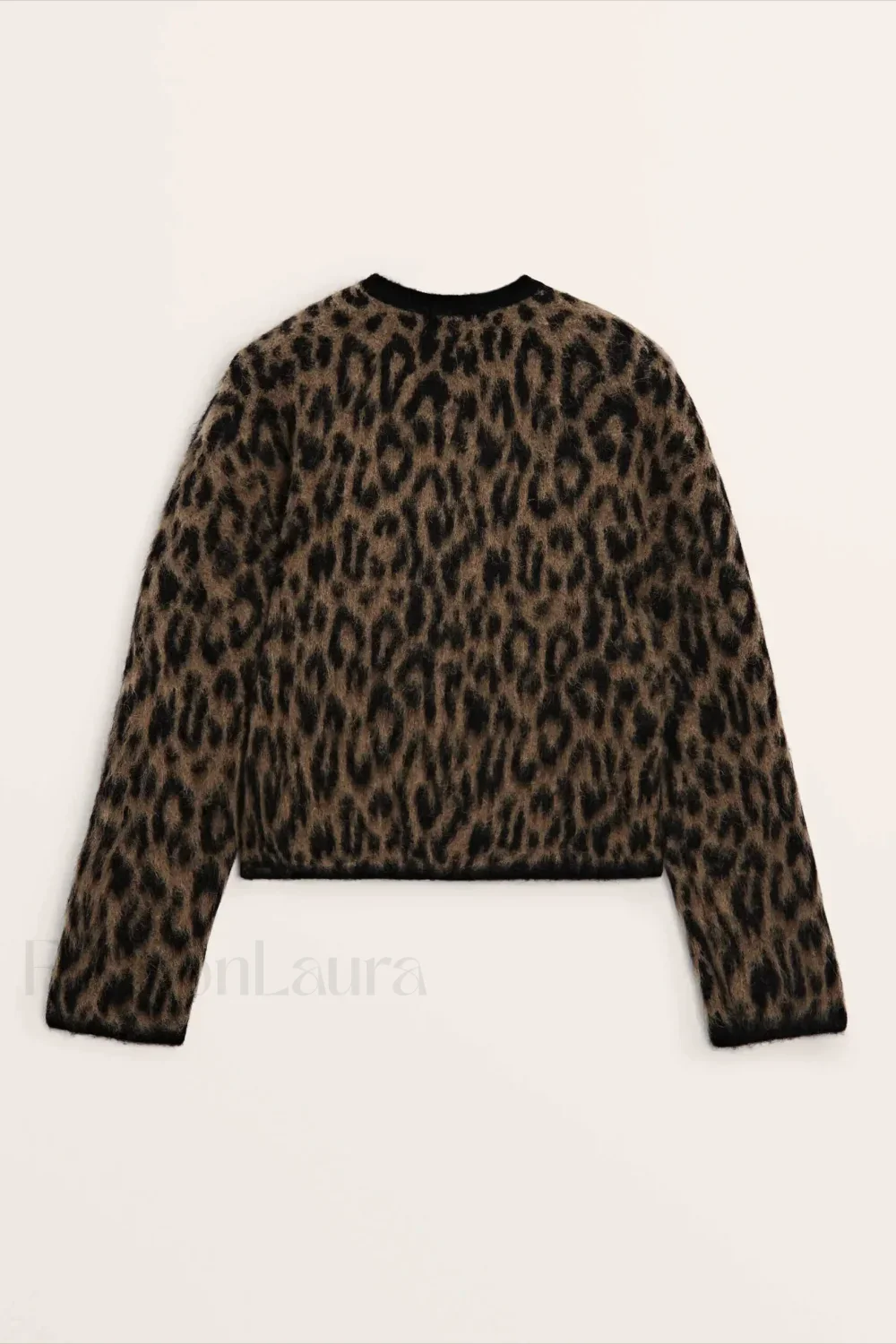 Soft Waxy Round Neck Cardigan - Image 6