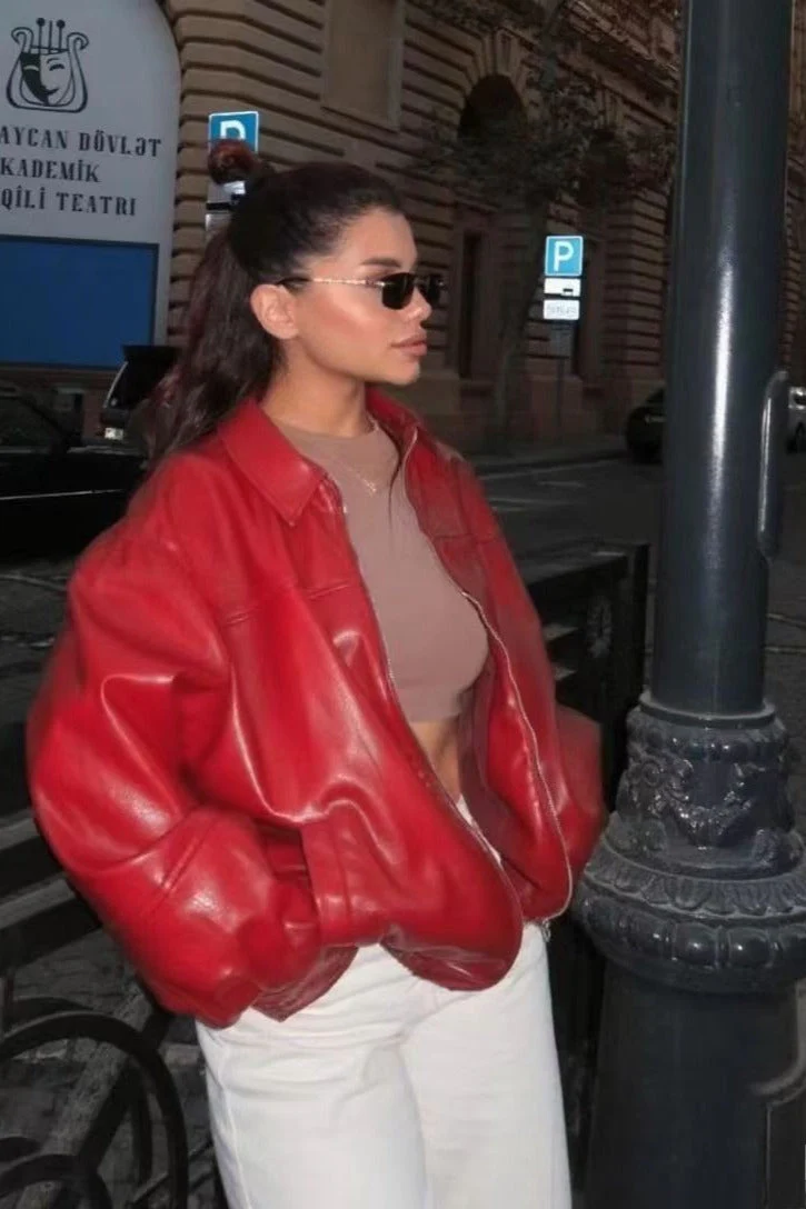 Solid Color Aviation Style Jacket - Image 5
