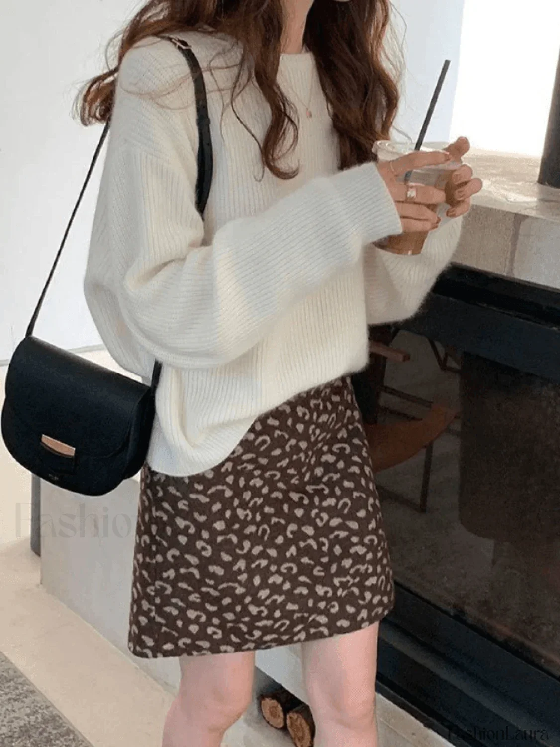Solid Color Crew Neck Pullover Sweater - Image 29