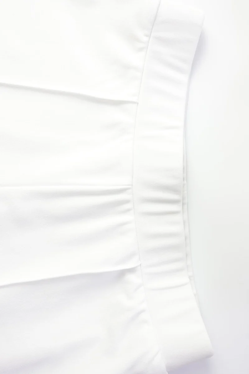 Solid Color Long Sleeve Crop Top Pants Set - Image 8