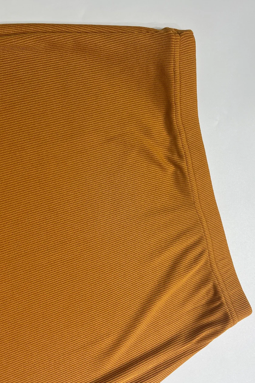 Solid Knit Long Sleeve Top Side Slit Pencil Skirt Set - Image 10