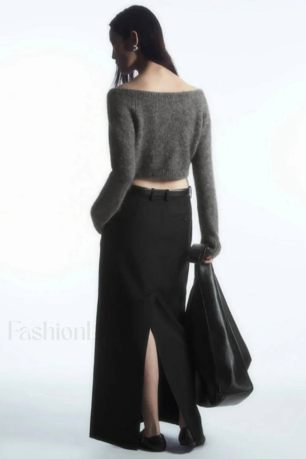 Standard Fit Wide Neck Cardigan - Image 4