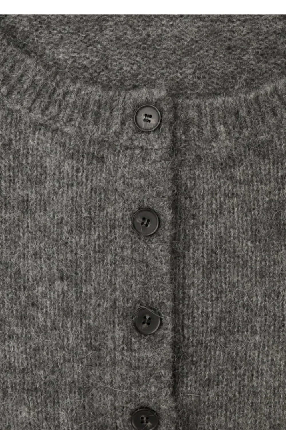Standard Fit Wide Neck Cardigan - Image 6