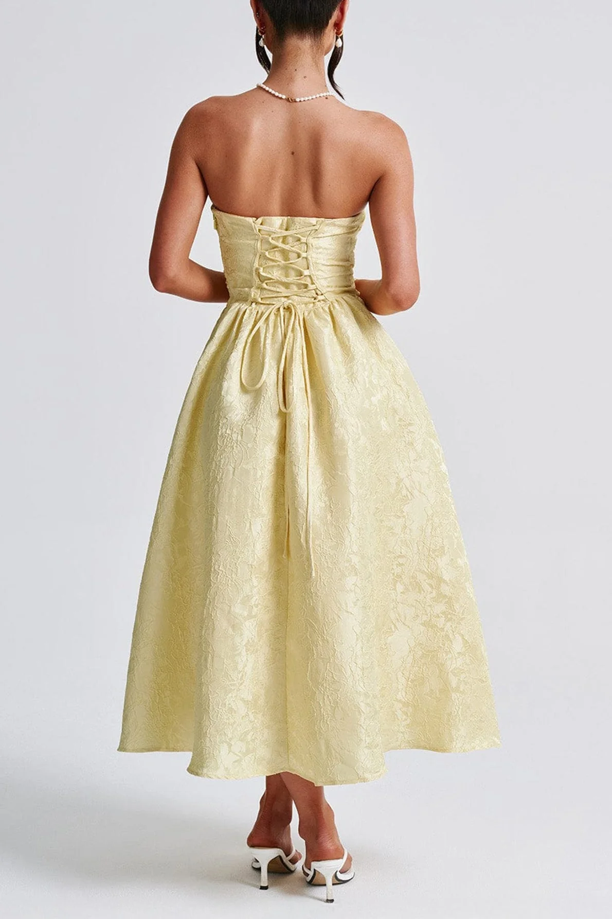 Strapless Elegant Party Dress - Image 6