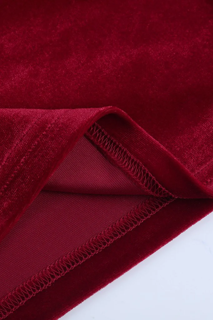Strapless Velvet Bodycon Mini Dress - Image 6
