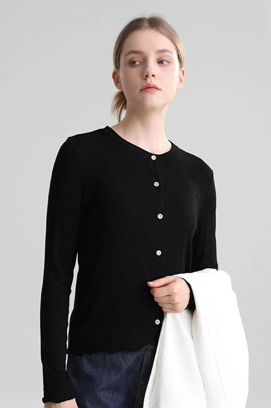 Structured Tencel Cardigan - Image 3