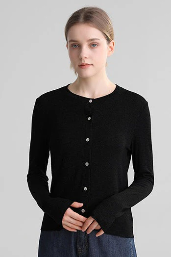 Structured Tencel Cardigan - Image 4