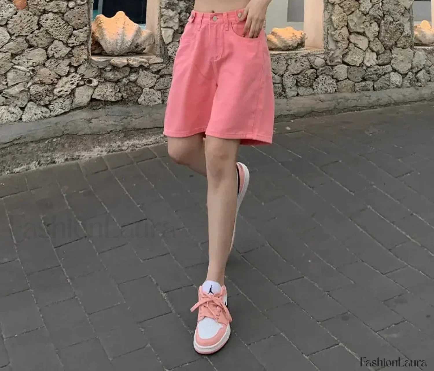 Summer High Waist Five Point Denim Short - Image 10