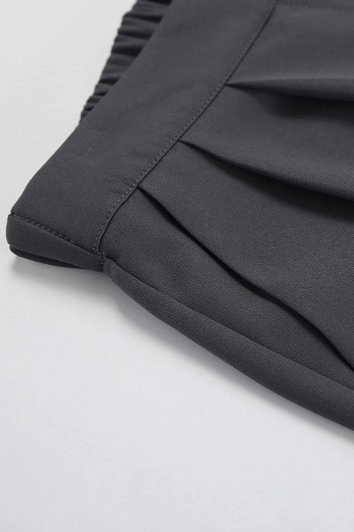 Tailored Gray Two Piece Vest Pants Set - Image 7