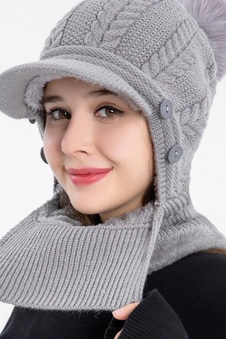 Thermal Fleece Lined Balaclava Hat - Image 3