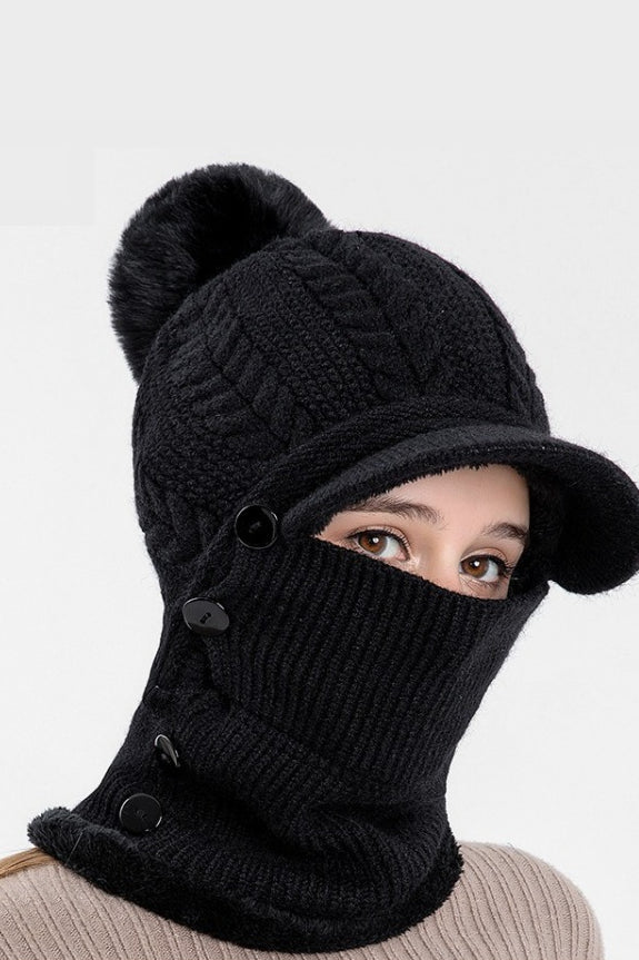 Thermal Fleece Lined Balaclava Hat - Image 6
