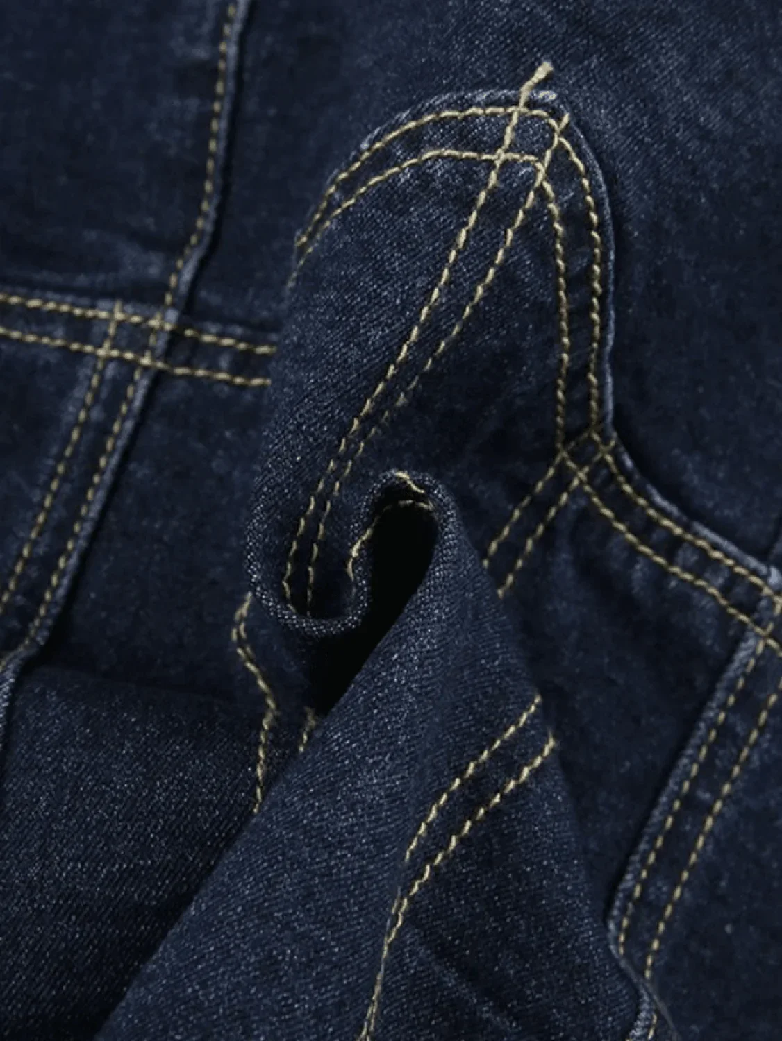 Tie Strap Denim Corset Top - Image 7