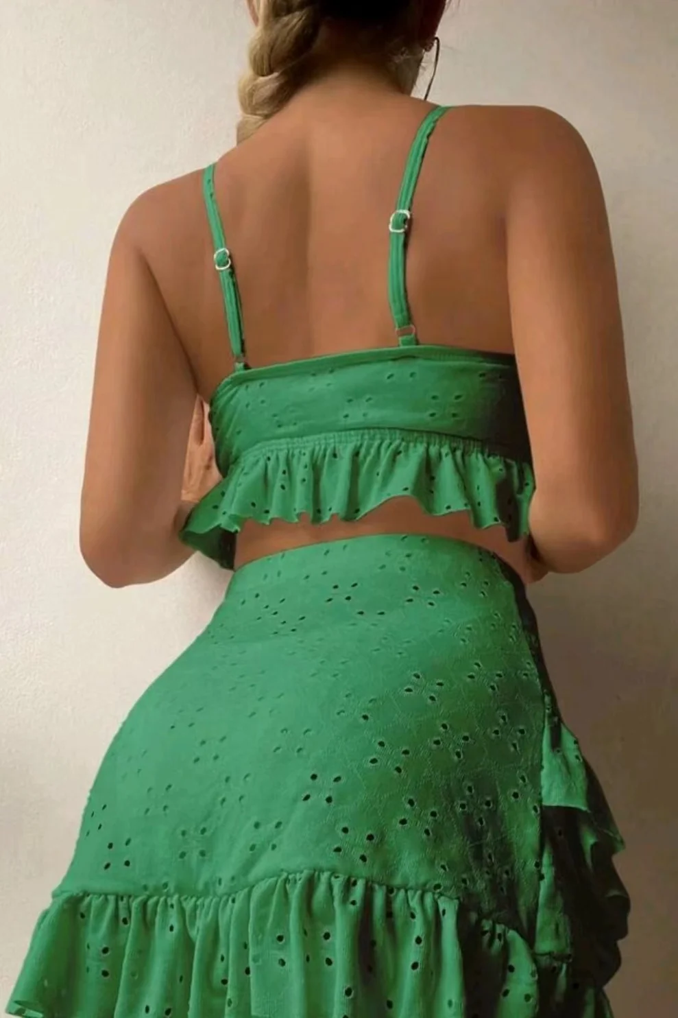Tie String Bikini Bodycon Skirt Three Piece Skirt Set - Image 11