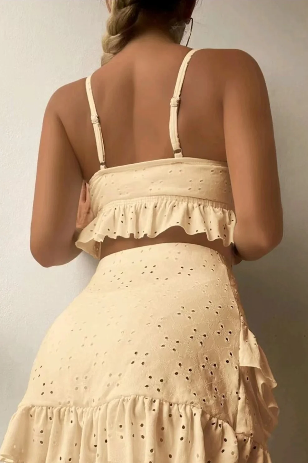 Tie String Bikini Bodycon Skirt Three Piece Skirt Set - Image 13