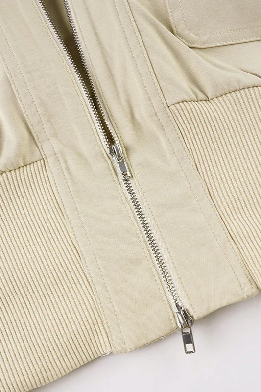 Utility Belted Stand Collar Jacket - Image 7
